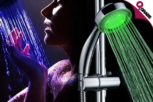 From QR19 Have Fun with Water with Color-Changing Faucet Lights & Color Changing LED Shower Heads! (Up to QR189 Value)